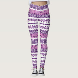Horizontale gedrukte leggings