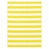 Horizontale gele strepen tafelkleed (Voorkant)