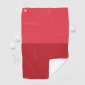 Horizontale Gesplitste Tomaat Rode Golf Handdoek – (Insitu)
