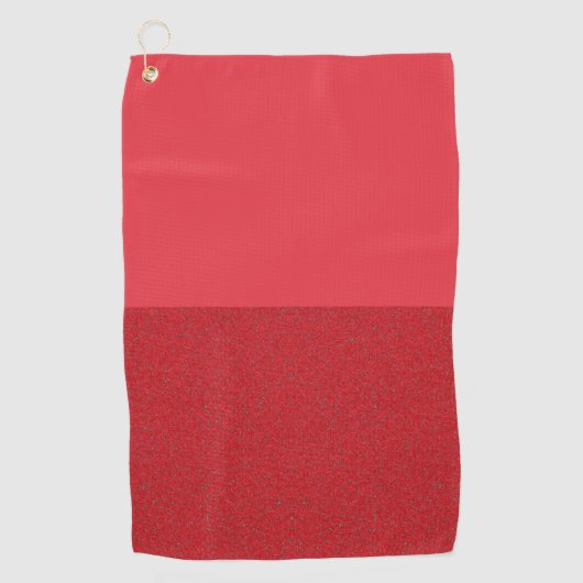 Horizontale Gesplitste Tomaat Rode Golf Handdoek – (Voorkant)