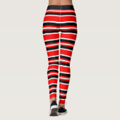 Horizontale gordels met wielgeometrische gordel me leggings (Achterkant)