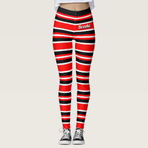 Horizontale gordels met wielgeometrische gordel me leggings