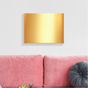 Horizontale gouden achtergrond voor uw foto elegan canvas afdruk