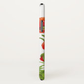 Horizontale grens met rode papaver Case-Mate iPhone case (Achterkant / rechts)