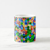 Horizontale hexagons met Piecewise punt 11oz Mok (Center)