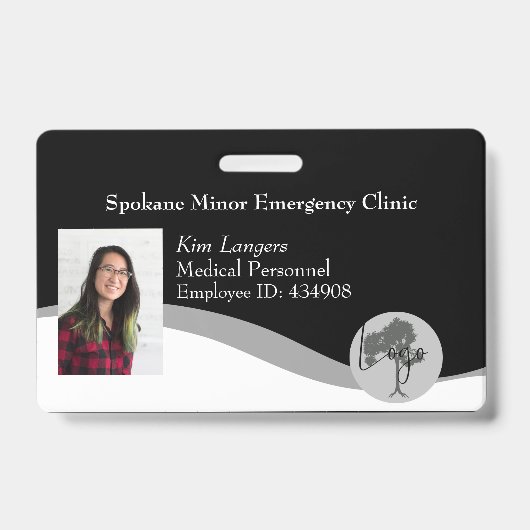 Horizontale id Lanyard Badge Business Medical (Voorzijde)