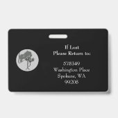 Horizontale id Lanyard Badge Business Medical (Achterkant)