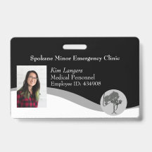 Horizontale id Lanyard Badge Business Medical