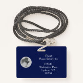 Horizontale id Lanyard Badge Business Medical (Achterkant met draagriem)