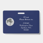 Horizontale ID-nekkoord Badge Zakelijk Medisch (Achterkant)