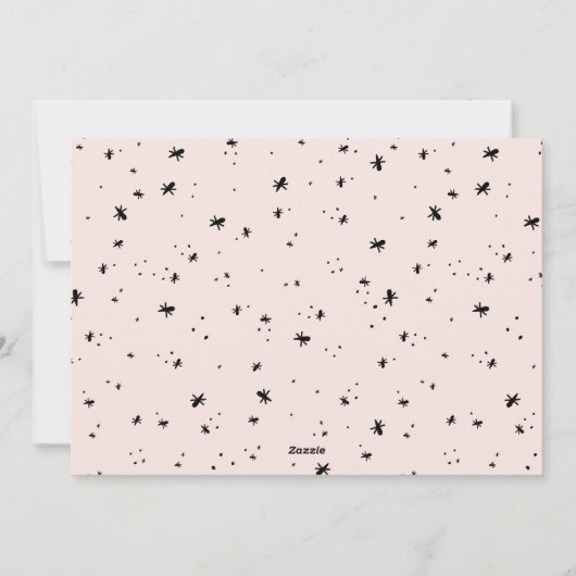 Horizontale It's a Wonderful Life-foto met randloo Feestdagenkaart (Achterkant)