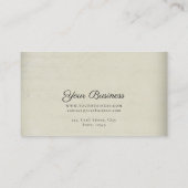 Horizontale juwelenvertoning met legante vlinder visitekaartje (Achterkant)