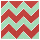 Horizontale kerstzigzag-patroonverbinding stof (Close Up)