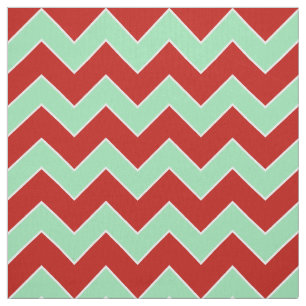 Horizontale kerstzigzag-patroonverbinding stof
