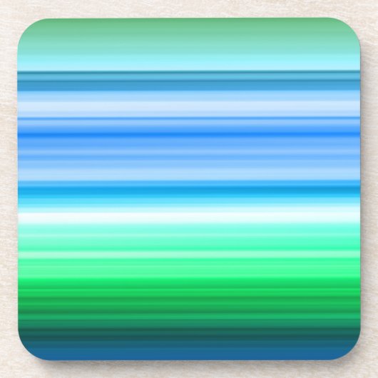 Horizontale kleurenstreepjes bier onderzetter (Voorkant)