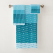 Horizontale kleurtoon bad handdoek (Insitu)