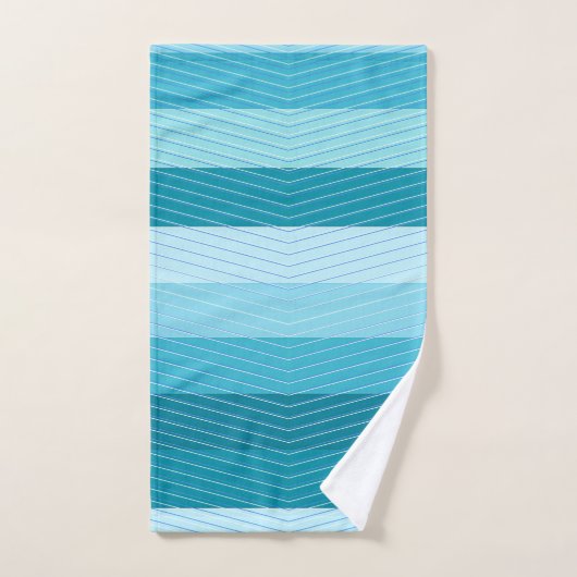 Horizontale kleurtoon bad handdoek (Handdoek)