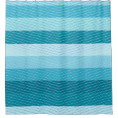 Horizontale kleurtoon douchegordijn (Voorkant)