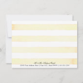 Horizontale Lemon Floral Hartelijk dank voor Citru Notitiekaartje (Achterkant)