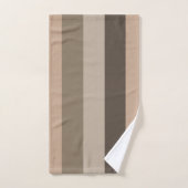 horizontale lijnen modern streepjespatroon bad handdoek (Handdoek)