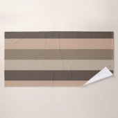 horizontale lijnen modern streepjespatroon badhanddoek (Badhanddoek)