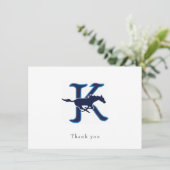 Horizontale Logo 4,25 x 6,25 Bedankkaart (Staand voorkant)