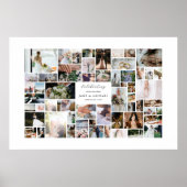 Horizontale Maak Je Eigen 56 Foto Collage Poster (Voorkant)