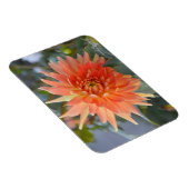 Horizontale magneet met losse oranje dahlia (Rechterzijde)