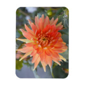 Horizontale magneet met losse oranje dahlia (Verticaal)