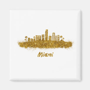 horizontale miami oro magneet