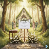 Horizontale minimalistische elegante script bruilo poster