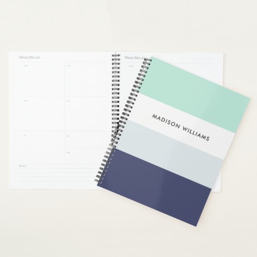 Horizontale monogramplank voor koepel planner (Display)