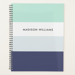 Horizontale monogramplank voor koepel planner