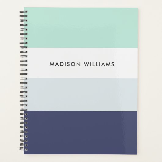 Horizontale monogramplank voor koepel planner (Voorkant)