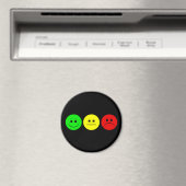 Horizontale Moody Stoplight Lefty Green Magneet (Insitu (Vaatwasser))