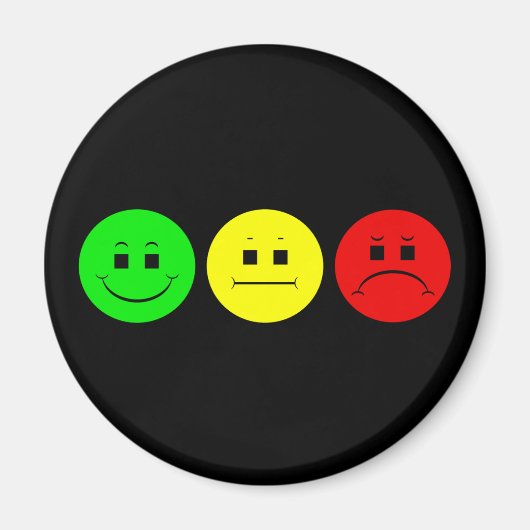Horizontale Moody Stoplight Lefty Green Magneet (Voorkant)