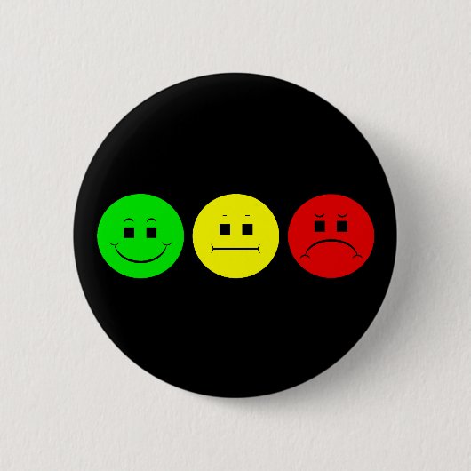 Horizontale Moody Stoplight Lefty Green Ronde Button 5,7 Cm (Voorkant)