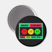 Horizontale Moody Stoplight Logo Magneet (Voorkant / Achterkant)