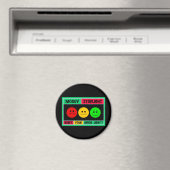 Horizontale Moody Stoplight Logo Magneet (Insitu (Vaatwasser))