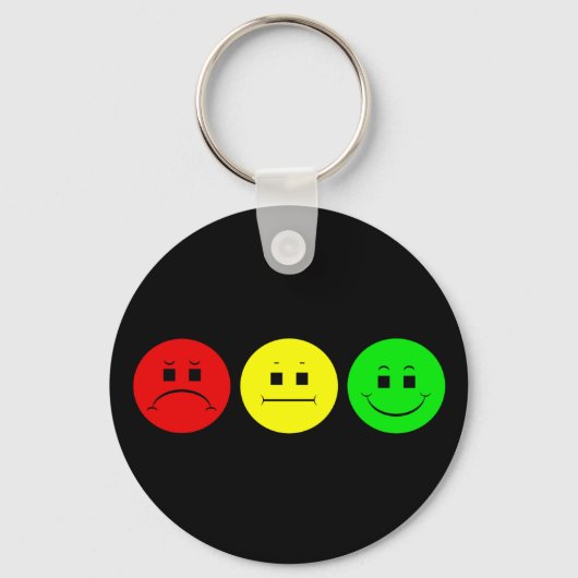 Horizontale Moody Stoplight Sleutelhanger (Voorkant)