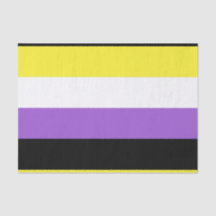 Horizontale Non-binaire Pride-vlag