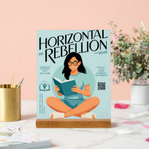 Horizontale Opstand – Stille Feministische Leessch Acryl Bord