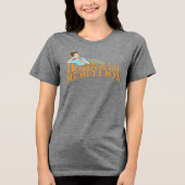 Horizontale Opstand Tri-Blend Shirt (Voorkant)