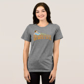 Horizontale Opstand Tri-Blend Shirt (Voorkant volledig)