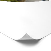 Horizontale ovale vorm trouwfoto poster (Hoek)