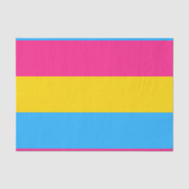 Horizontale Panaseksuele Pride Flag Tissuepapier