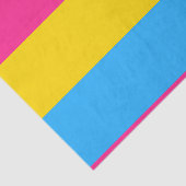 Horizontale Panaseksuele Pride Flag Tissuepapier (Detail)
