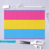 Horizontale Panaseksuele Pride Flag Tissuepapier (Craft)