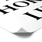 Horizontale pauzes Poster (Hoek)