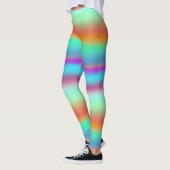 Horizontale regenboog leggings (Links)